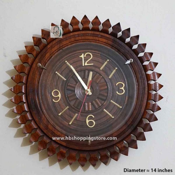 Cut Work Wall Hanging Clock Wooden Clock Wall Clock