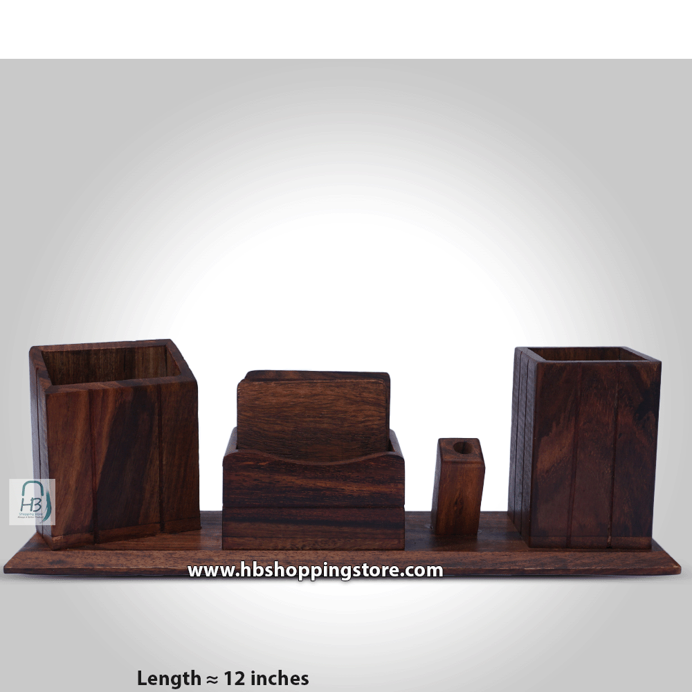 Pen Holder | Desk Organizer | Mobile Phone Holder | Glass Mat And Holder