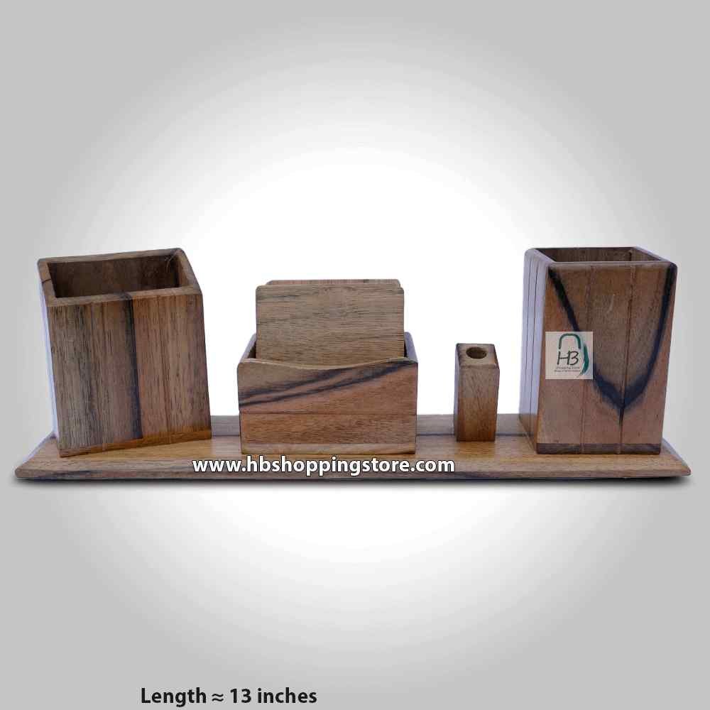 Pen Holder | Desk Organizer | Mobile Phone Holder | Glass Mat And Holder