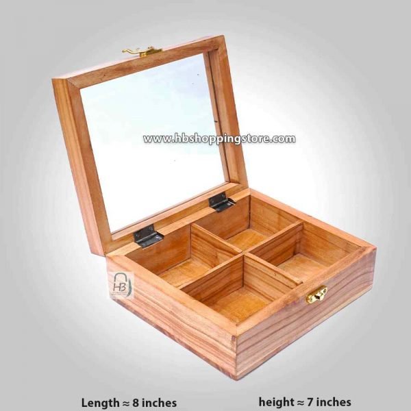 White 4 portion | Masala Box With Plastic Frame | Masala Storage | Masala Container | Masala Chest